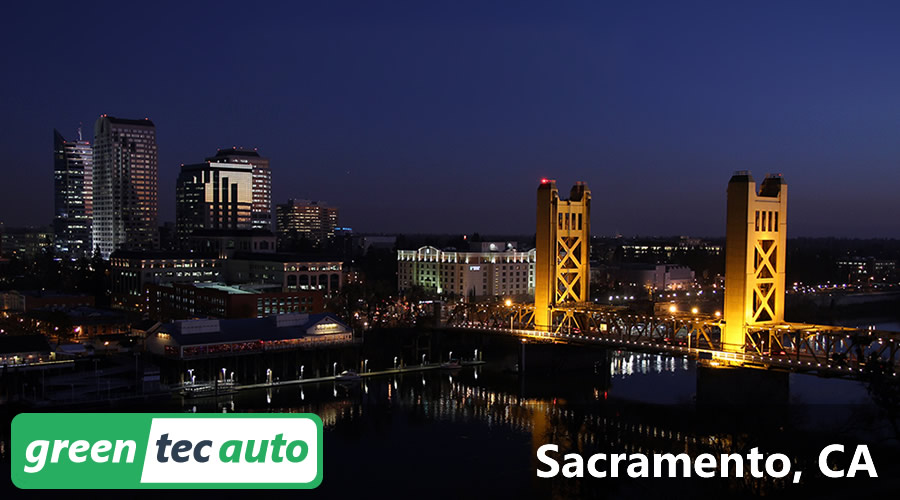 Sacramento city image from GreenTec’s location page—not a shop photograph