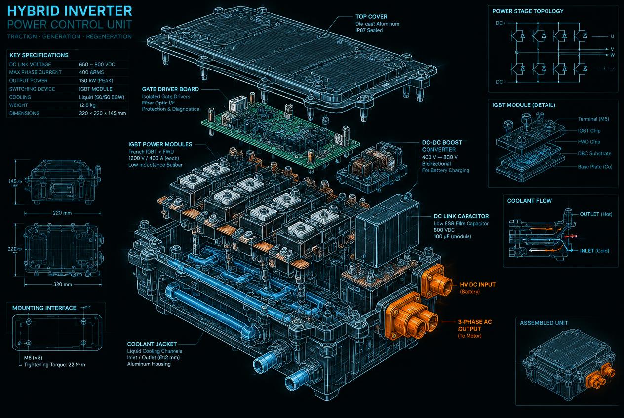 Camry Hybrid Inverter Assembly