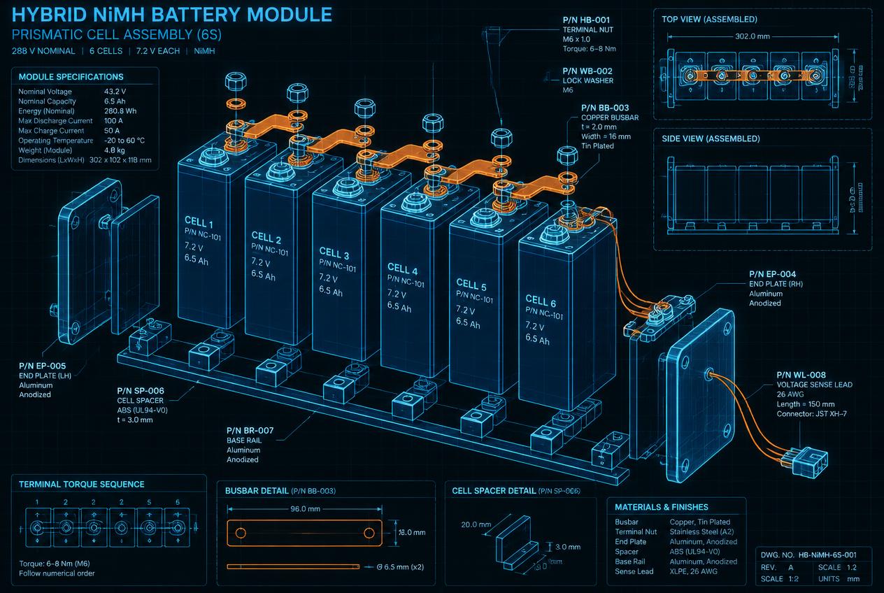 Ford Fusion Hybrid Module Set ×14